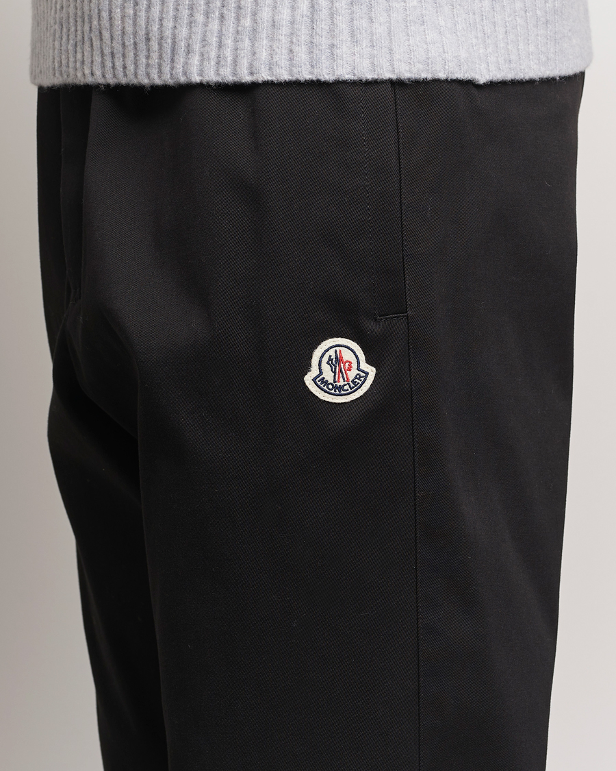 Herr | Byxor | Moncler | Technical Drawstring Pants Black