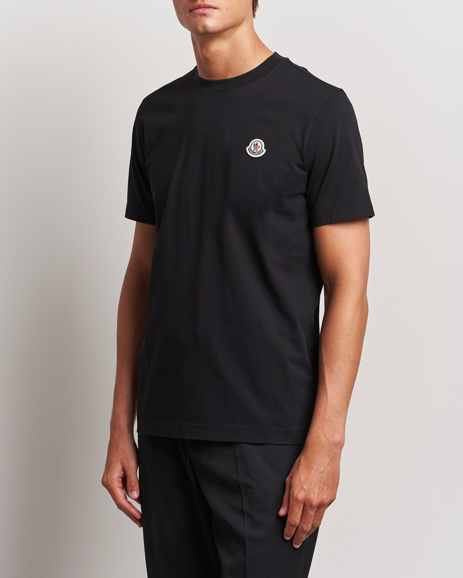 Herr | T-Shirts | Moncler | 3-Pack Logo T-Shirt Black
