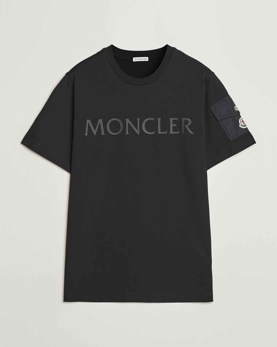 Herr | T-Shirts | Moncler | Sleeve Pocket T-Shirt Black