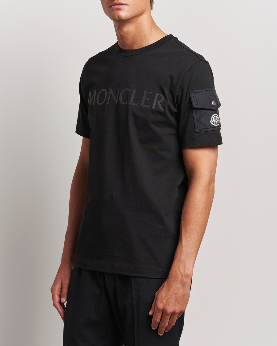 Herr | T-Shirts | Moncler | Sleeve Pocket T-Shirt Black