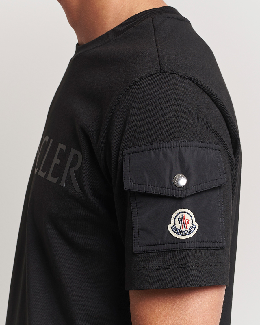 Herr | T-Shirts | Moncler | Sleeve Pocket T-Shirt Black
