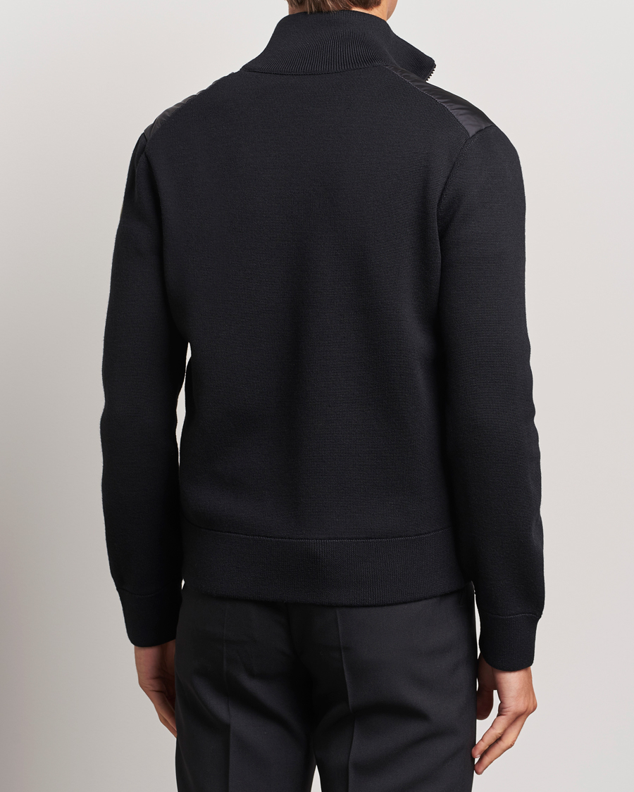 Herr | Tröjor | Moncler | Hybrid Zip Cardigan Black