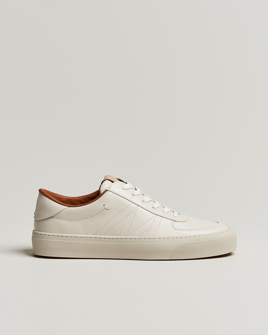 Herr | Moncler Monclub Sneakers White Calf | Moncler | Monclub Sneakers White Calf