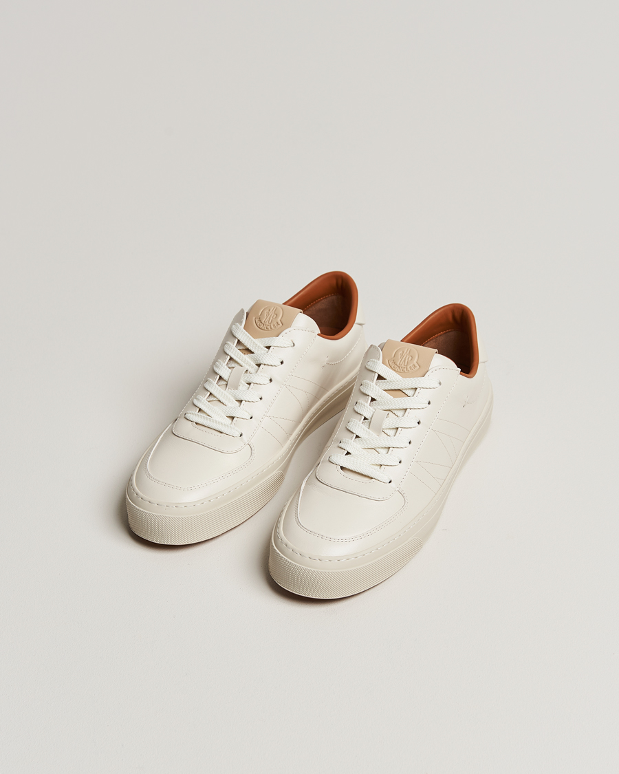 Herr | Moncler Monclub Sneakers White Calf | Moncler | Monclub Sneakers White Calf