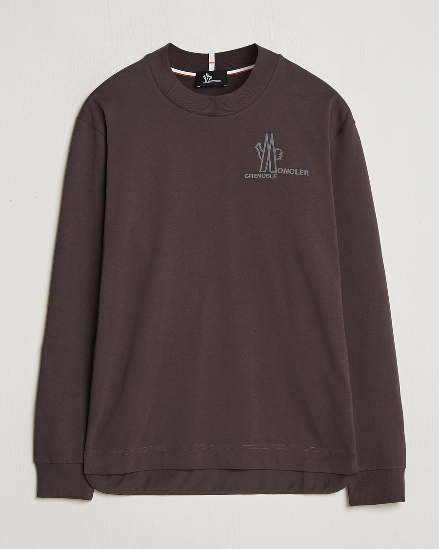 Herr | T-Shirts | Moncler Grenoble | Long Sleeve T-Shirt Brown