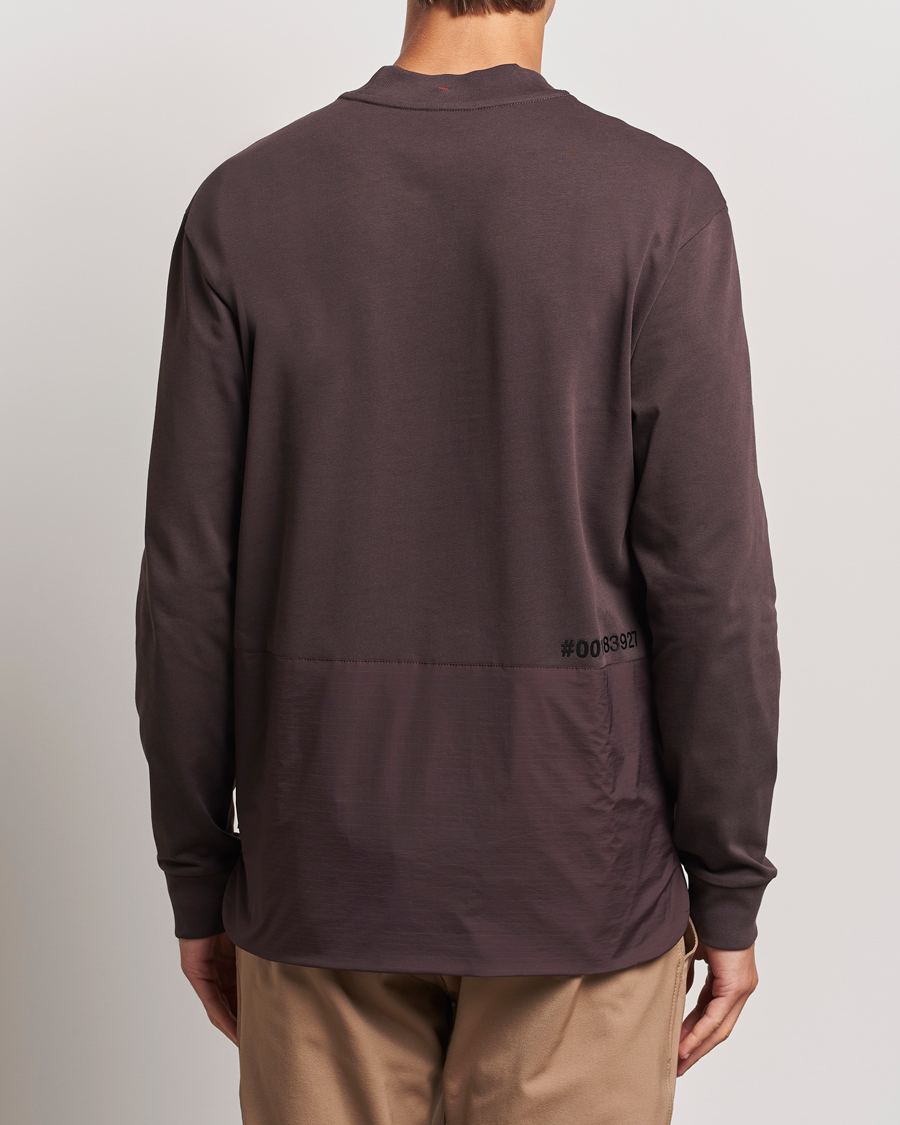 Herr | T-Shirts | Moncler Grenoble | Long Sleeve T-Shirt Brown
