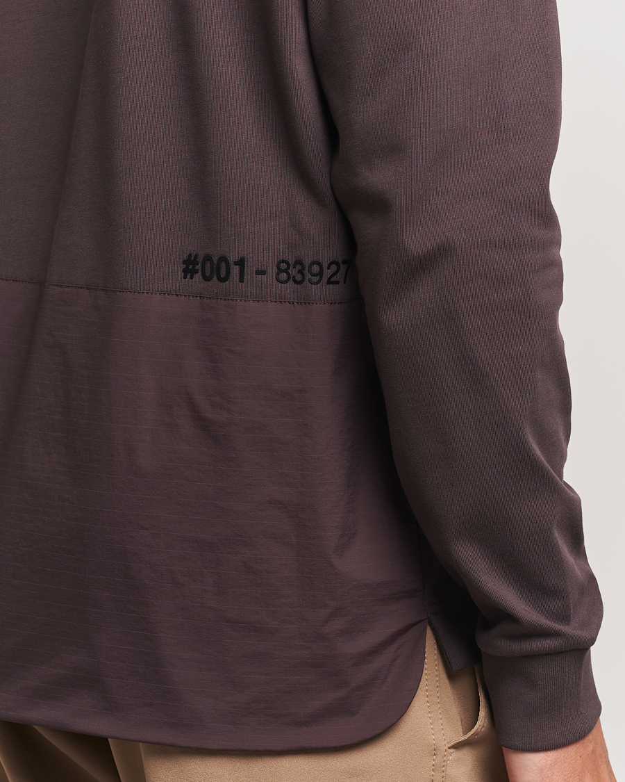 Herr | T-Shirts | Moncler Grenoble | Long Sleeve T-Shirt Brown