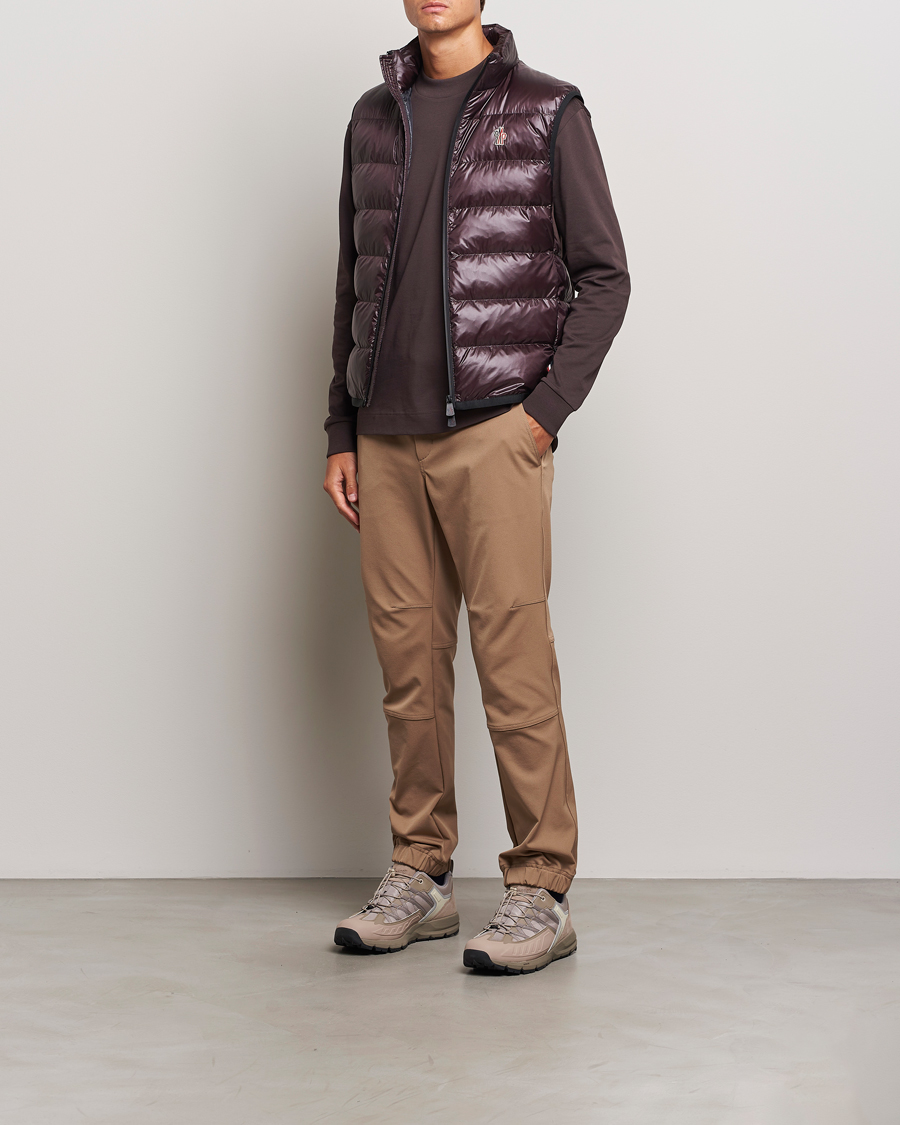 Herr | Byxor | Moncler Grenoble | Belted Tech Pants Beige