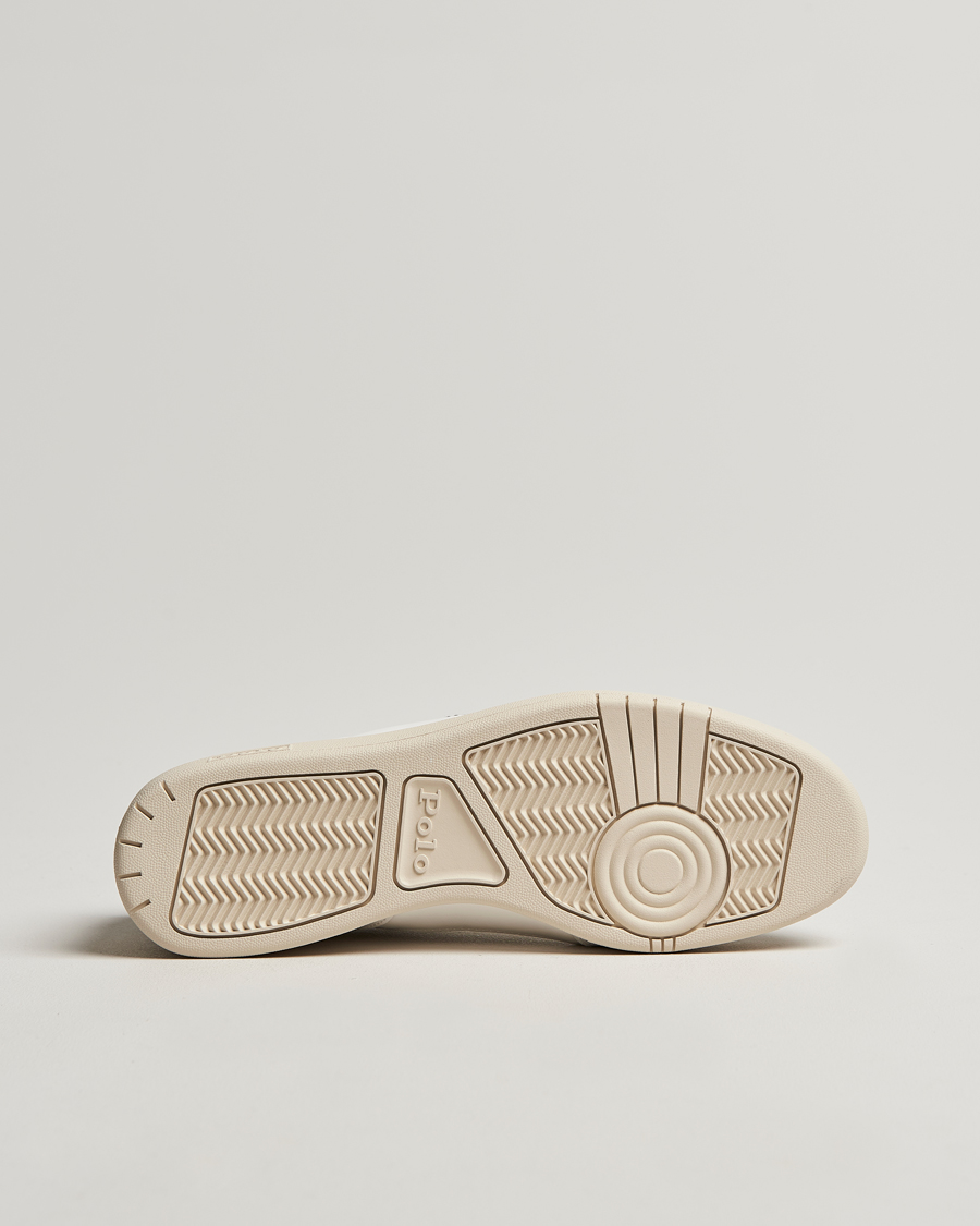 Herr | Polo Ralph Lauren Polo Court Sneaker Deckwash White/Navy | Polo Ralph Lauren | Polo Court Sneaker Deckwash White/Navy