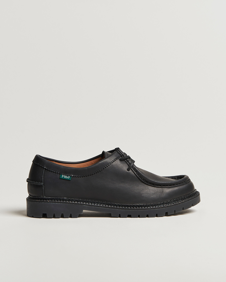Herr | Polo Ralph Lauren Apron Classic Casual Derby Black Calf | Polo Ralph Lauren | Apron Classic Casual Derby Black Calf