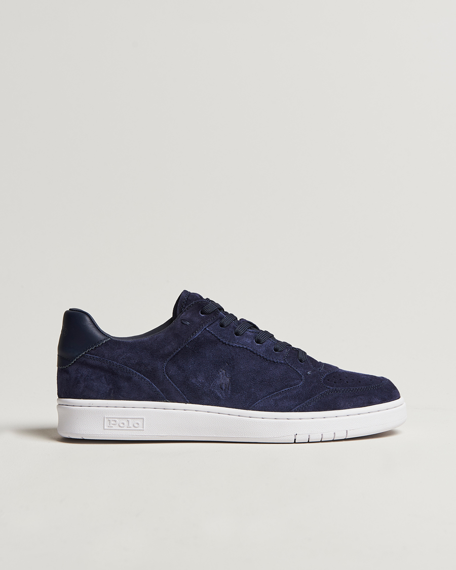 Herr | Polo Ralph Lauren Polo Court Sneaker Navy Suede | Polo Ralph Lauren | Polo Court Sneaker Navy Suede
