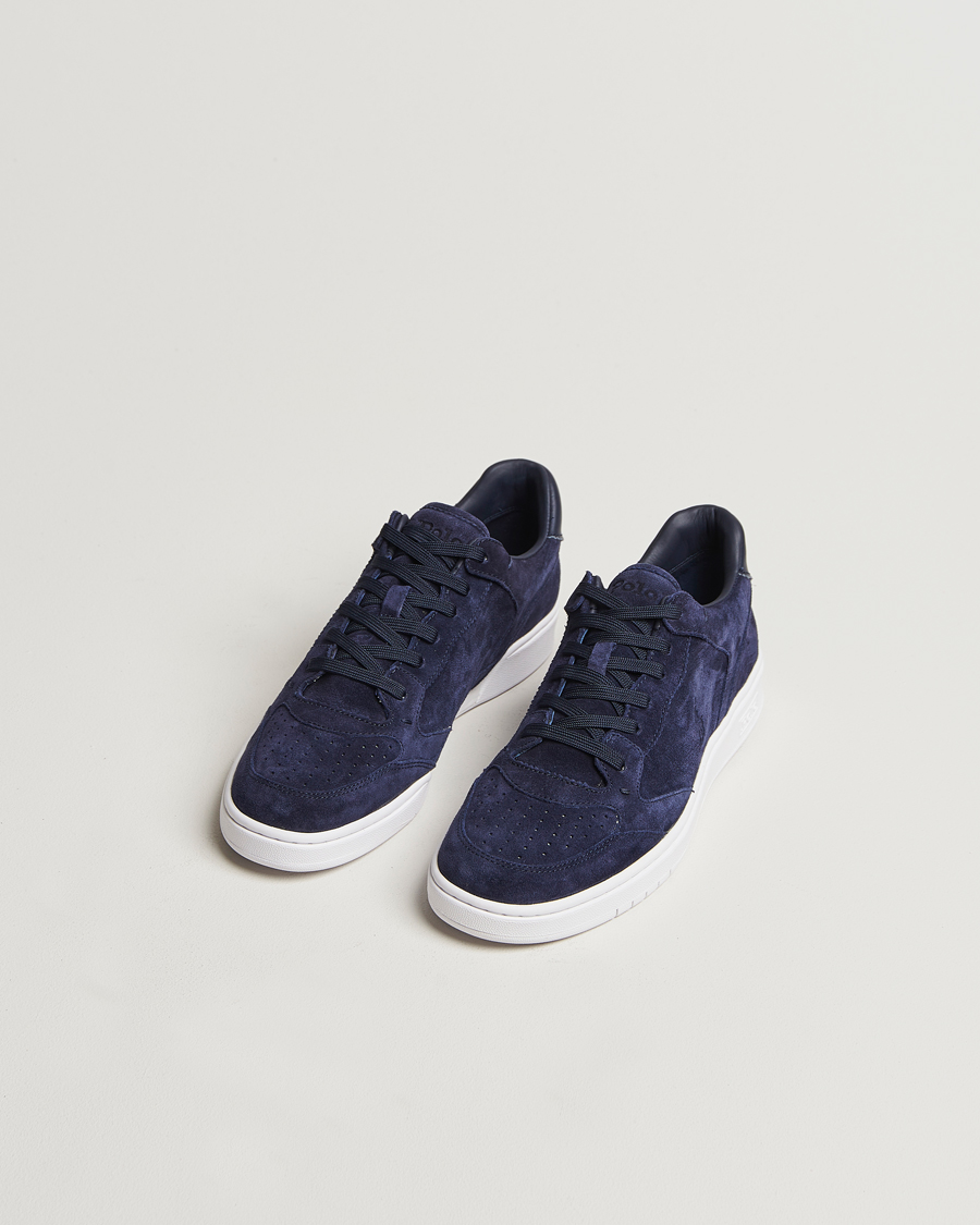 Herr | Polo Ralph Lauren Polo Court Sneaker Navy Suede | Polo Ralph Lauren | Polo Court Sneaker Navy Suede