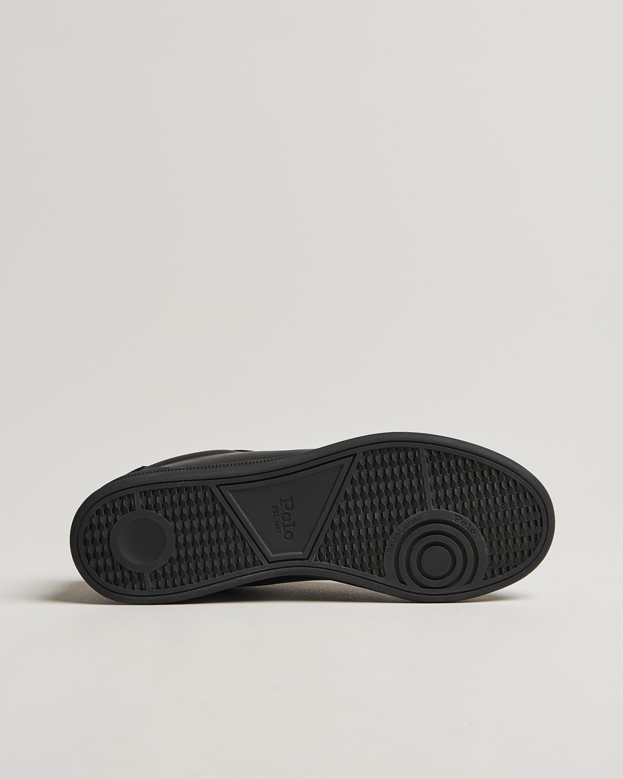 Herr | Polo Ralph Lauren Heritage Court II High Sneaker Black/Red | Polo Ralph Lauren | Heritage Court II High Sneaker Black/Red