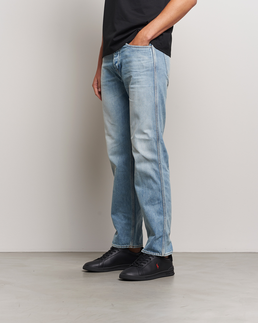 Herr | Polo Ralph Lauren Heritage Court II High Sneaker Black/Red | Polo Ralph Lauren | Heritage Court II High Sneaker Black/Red