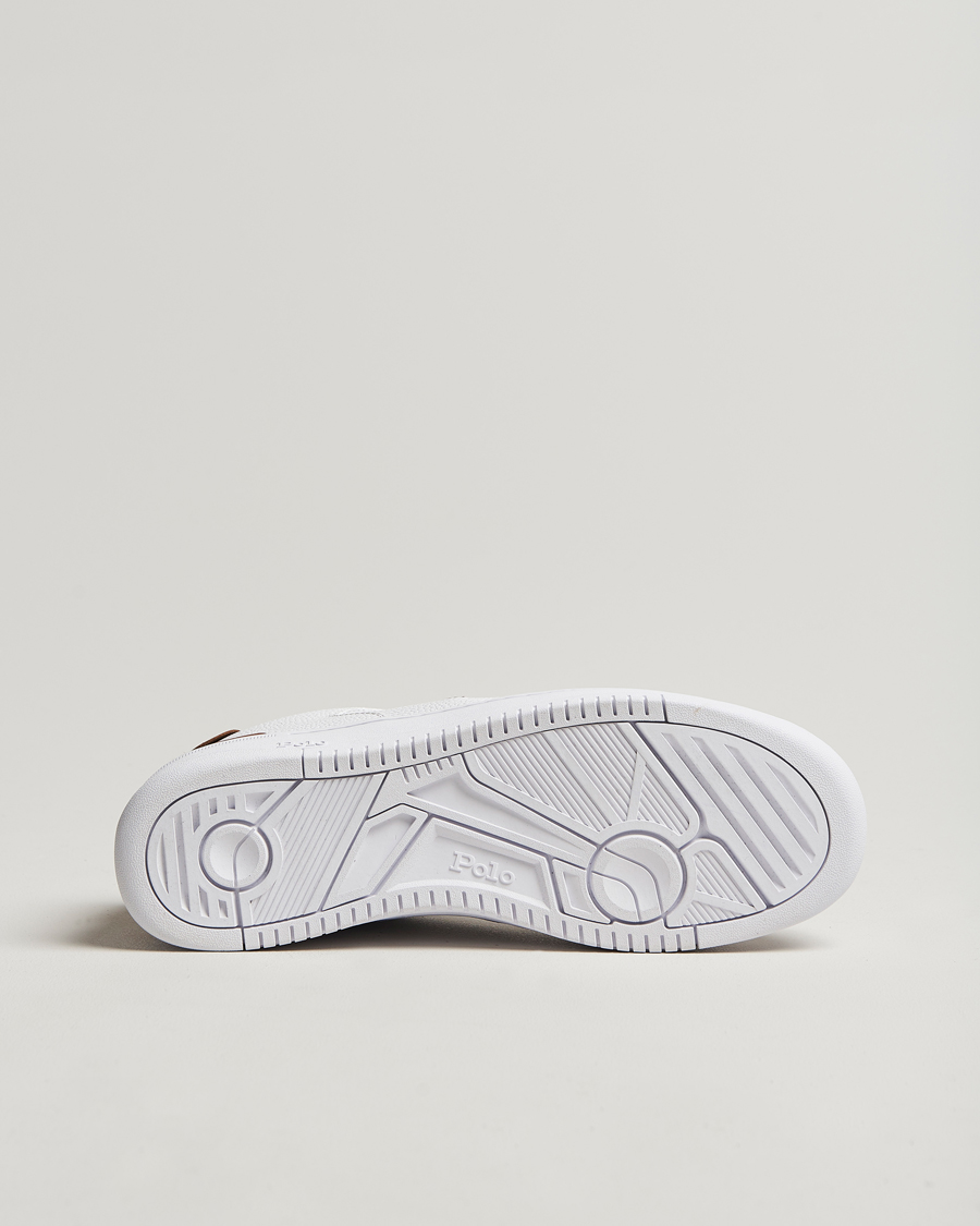 Herr | Polo Ralph Lauren Masters Court Sneaker White/Tan Multi PP | Polo Ralph Lauren | Masters Court Sneaker White/Tan Multi PP