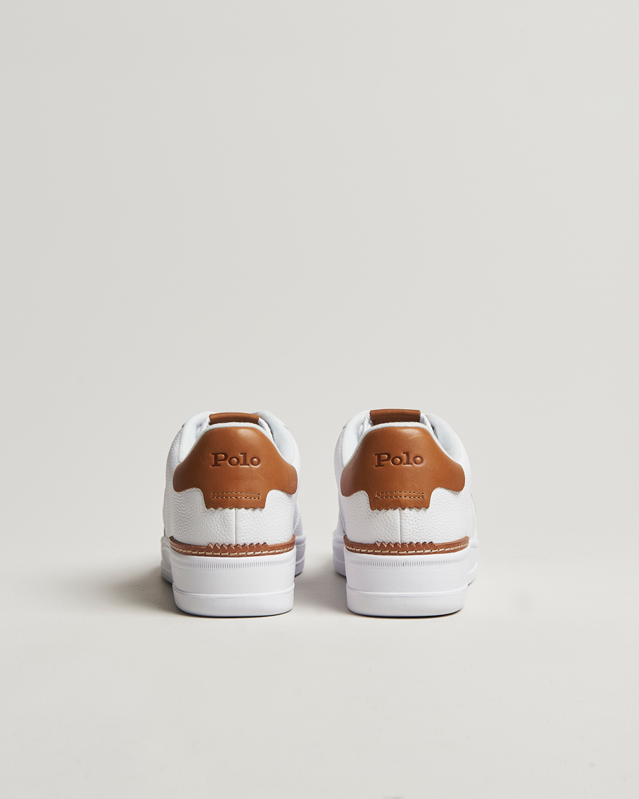 Herr | Polo Ralph Lauren Masters Court Sneaker White/Tan Multi PP | Polo Ralph Lauren | Masters Court Sneaker White/Tan Multi PP