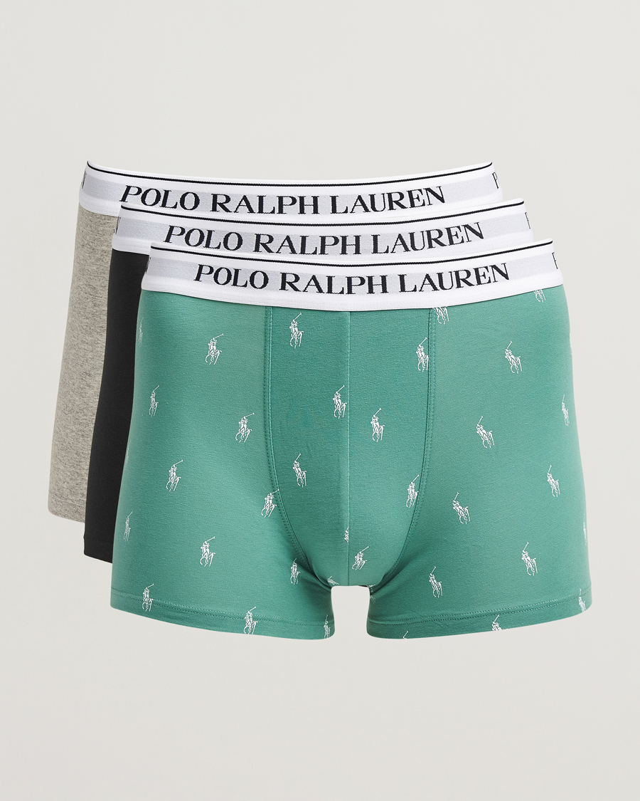Herr | Underkläder | Polo Ralph Lauren | 3-Pack Trunk Fairway Green/Moss/Black