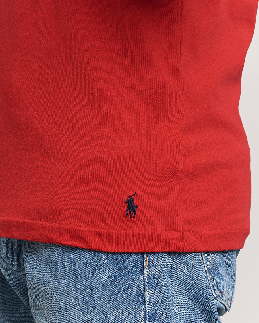 Herr | T-Shirts | Polo Ralph Lauren | 3-Pack Crew Neck T-Shirt Blue/Navy/Red