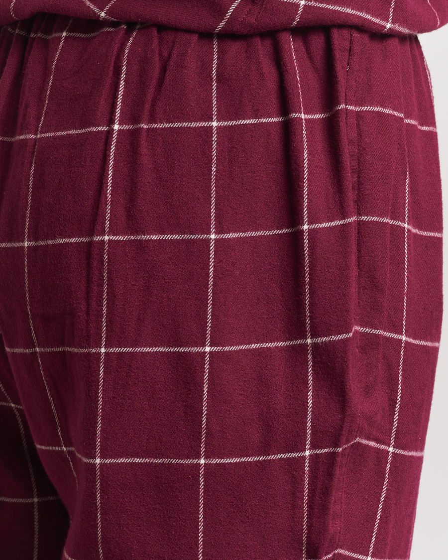 Herr | Polo Ralph Lauren Pyjama Set Damson Red Windowpane | Polo Ralph Lauren | Pyjama Set Damson Red Windowpane