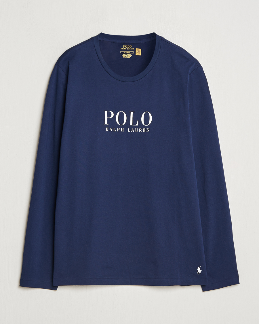 Herr | T-Shirts | Polo Ralph Lauren | Long Sleeve Liquid Cotton Tee Cruise Navy