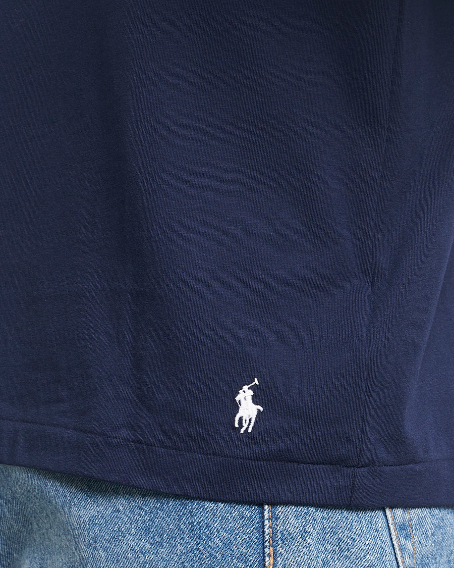 Herr | T-Shirts | Polo Ralph Lauren | Long Sleeve Liquid Cotton Tee Cruise Navy