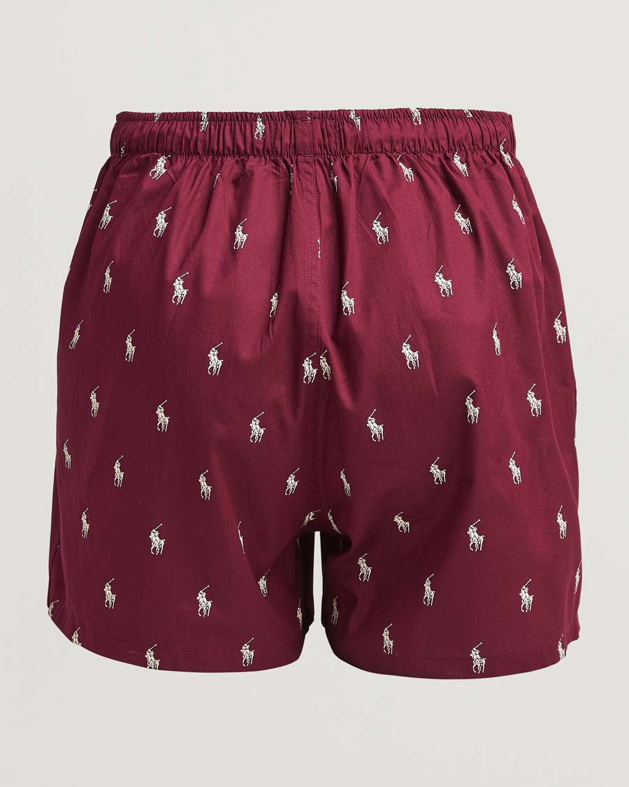 Herr | Underkläder | Polo Ralph Lauren | 3-Pack Woven Boxer Plaid/Navy/Red PP