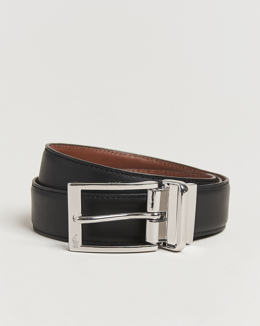 Herr | Polo Ralph Lauren Reversible Leather Belt Black/Brown | Polo Ralph Lauren | Reversible Leather Belt Black/Brown