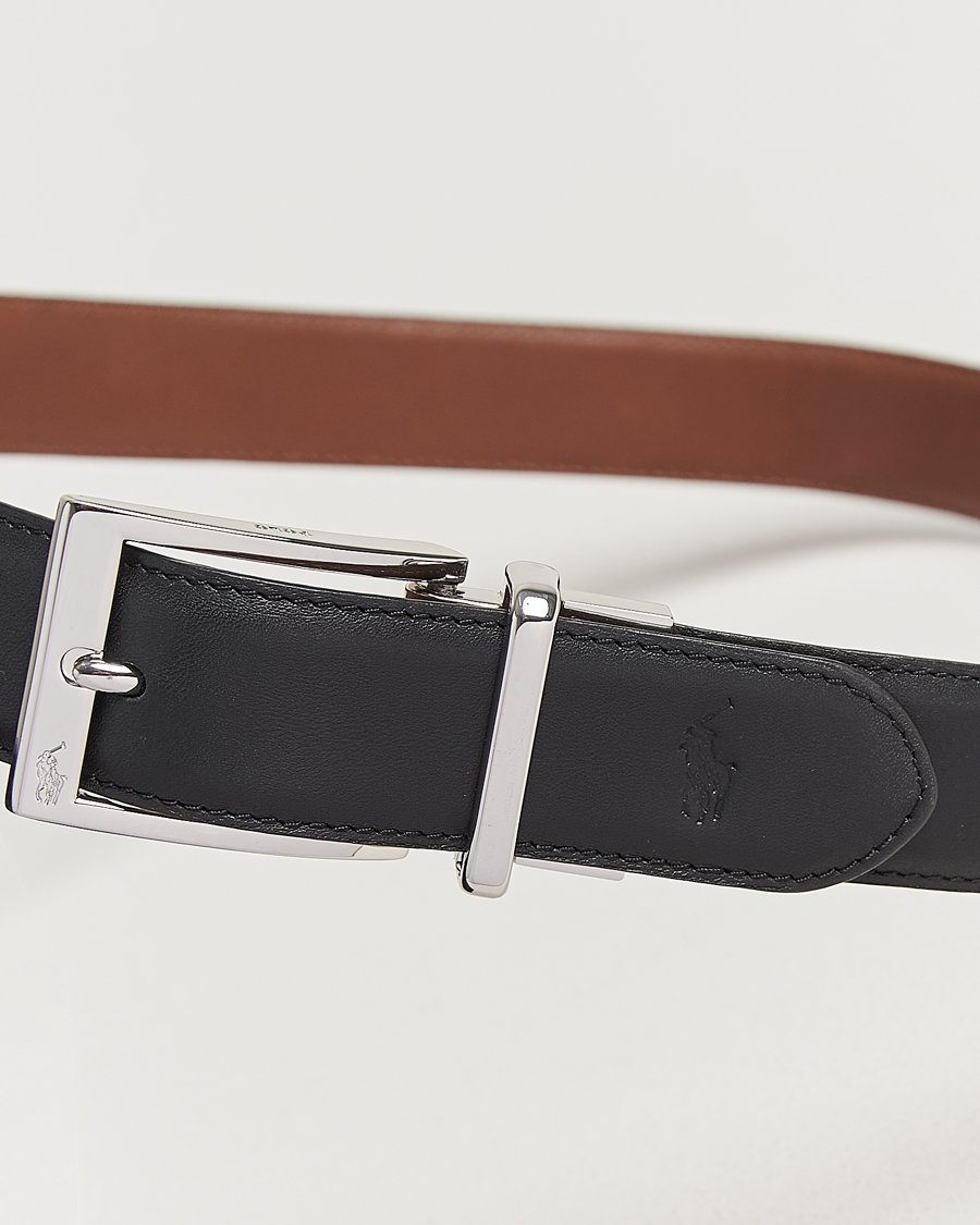 Herr | Polo Ralph Lauren Reversible Leather Belt Black/Brown | Polo Ralph Lauren | Reversible Leather Belt Black/Brown
