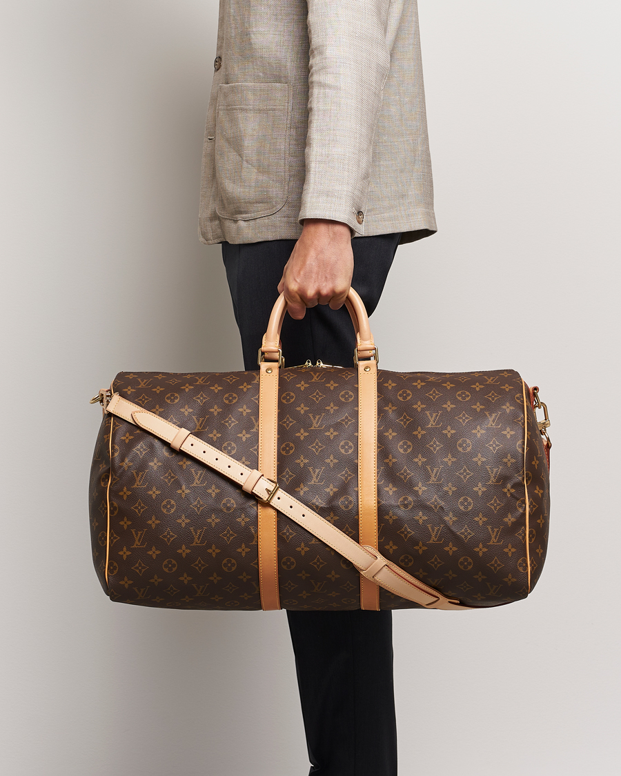 Herr | Pre-Owned & Vintage Bags | Louis Vuitton Pre-Owned | Keepall Bandoulière 55 Monogram 