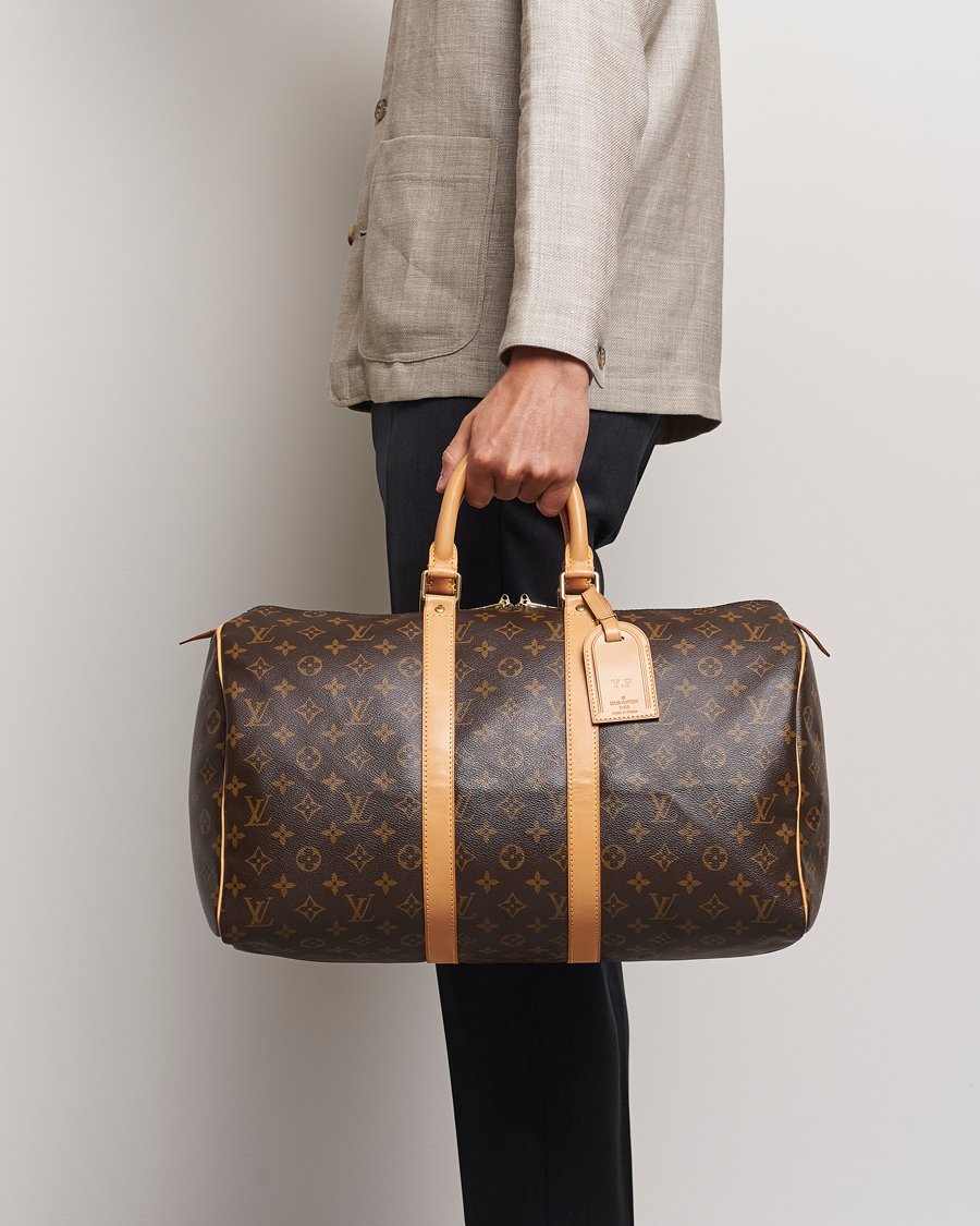 Herr | Pre-Owned & Vintage Bags | Louis Vuitton Pre-Owned | Keepall 45 Bag Monogram 