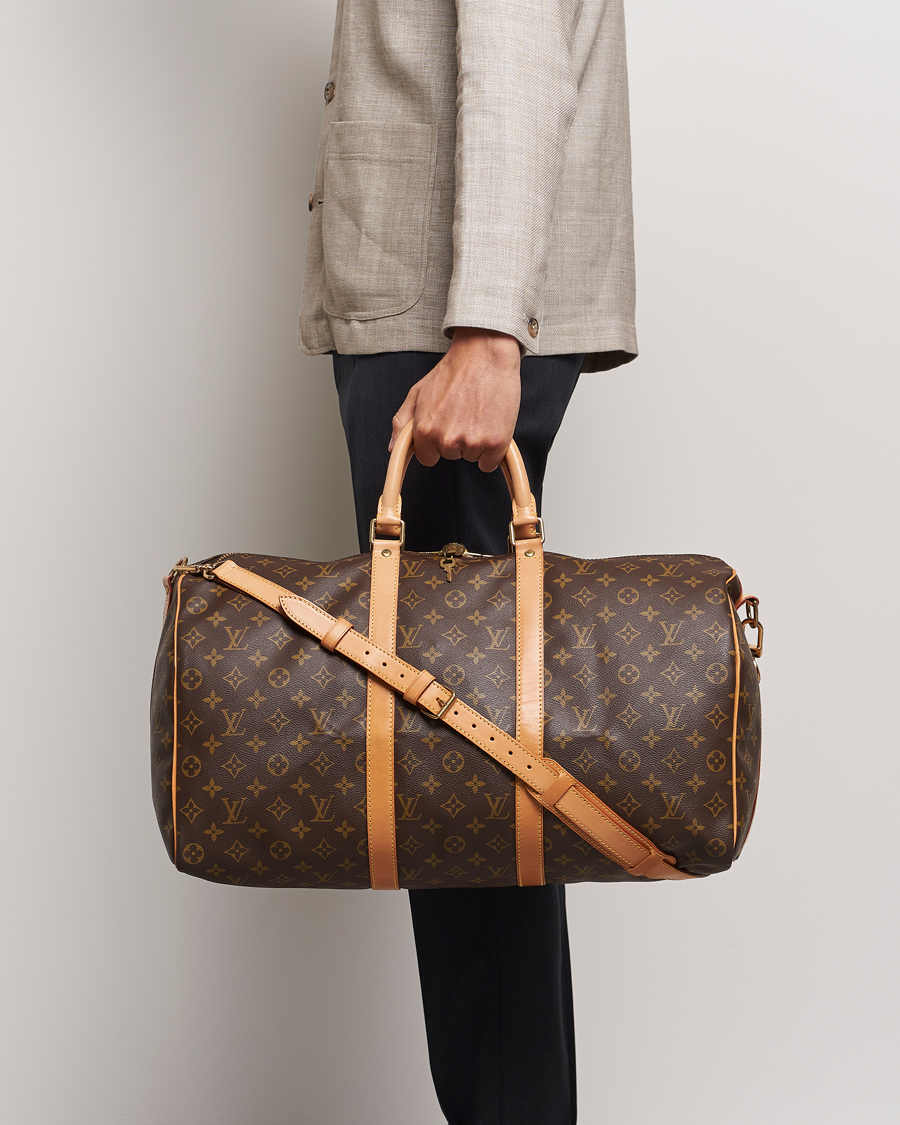 Herr | Pre-Owned & Vintage Bags | Louis Vuitton Pre-Owned | Keepall Bandoulière 50 Monogram 