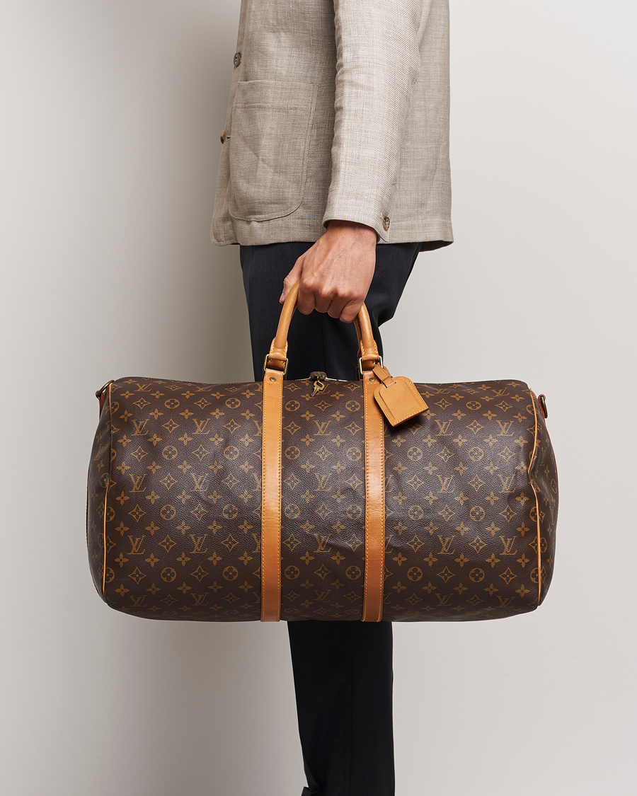 Herr | Louis Vuitton Pre-Owned Keepall Bandoulière 55 Monogram  | Louis Vuitton Pre-Owned | Keepall Bandoulière 55 Monogram 