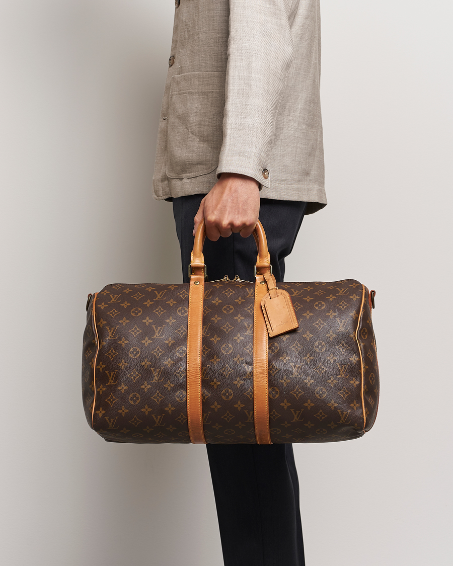 Herr | Pre-Owned & Vintage Bags | Louis Vuitton Pre-Owned | Keepall Bandoulière 45 Monogram 