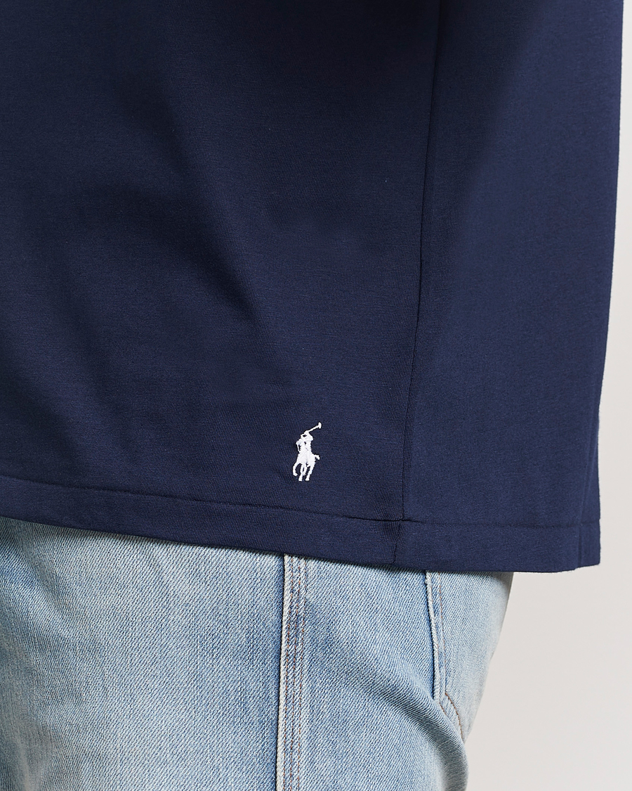 Herr | T-Shirts | Polo Ralph Lauren | Logo Cotton Jersey Sleep T-Shirt Cruise Navy