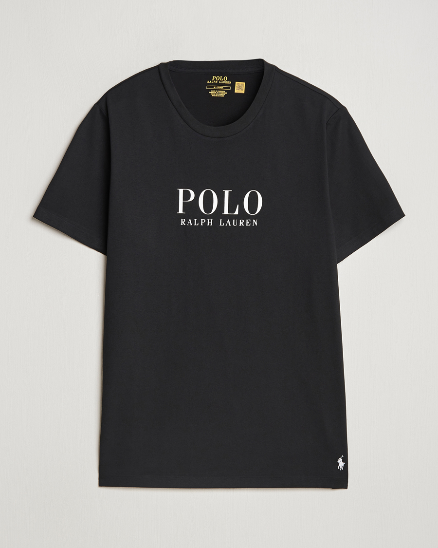 Herr | T-Shirts | Polo Ralph Lauren | Logo Cotton Jersey Sleep T-Shirt Black