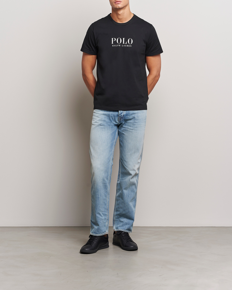 Herr | T-Shirts | Polo Ralph Lauren | Logo Cotton Jersey Sleep T-Shirt Black
