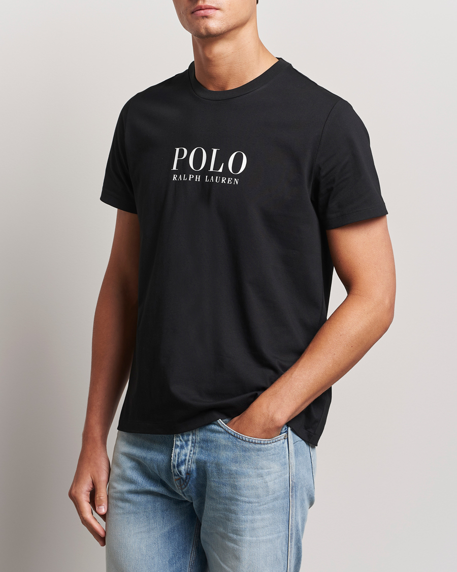 Herr | T-Shirts | Polo Ralph Lauren | Logo Cotton Jersey Sleep T-Shirt Black