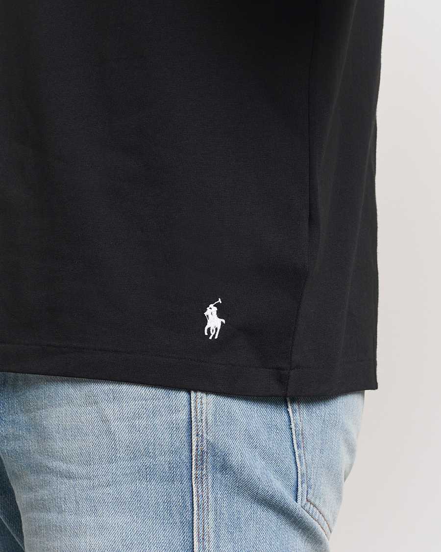 Herr | T-Shirts | Polo Ralph Lauren | Logo Cotton Jersey Sleep T-Shirt Black