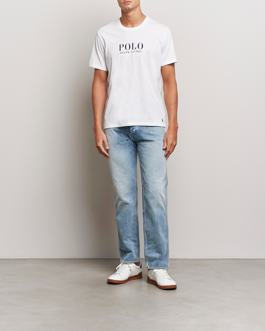 Herr | T-Shirts | Polo Ralph Lauren | Logo Cotton Jersey Sleep T-Shirt White