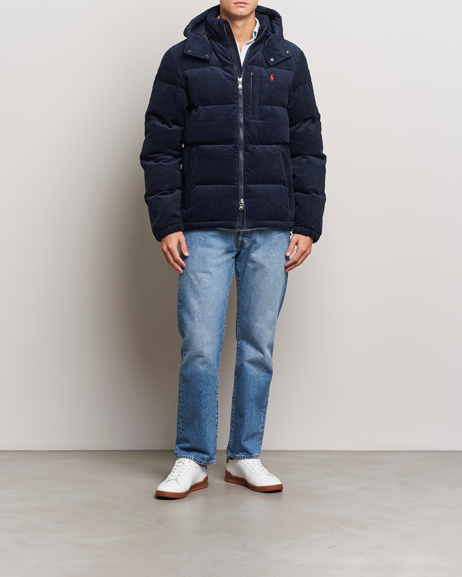 Herr | Jackor | Polo Ralph Lauren | El Cap Corduroy Down Jacket Aviator Navy