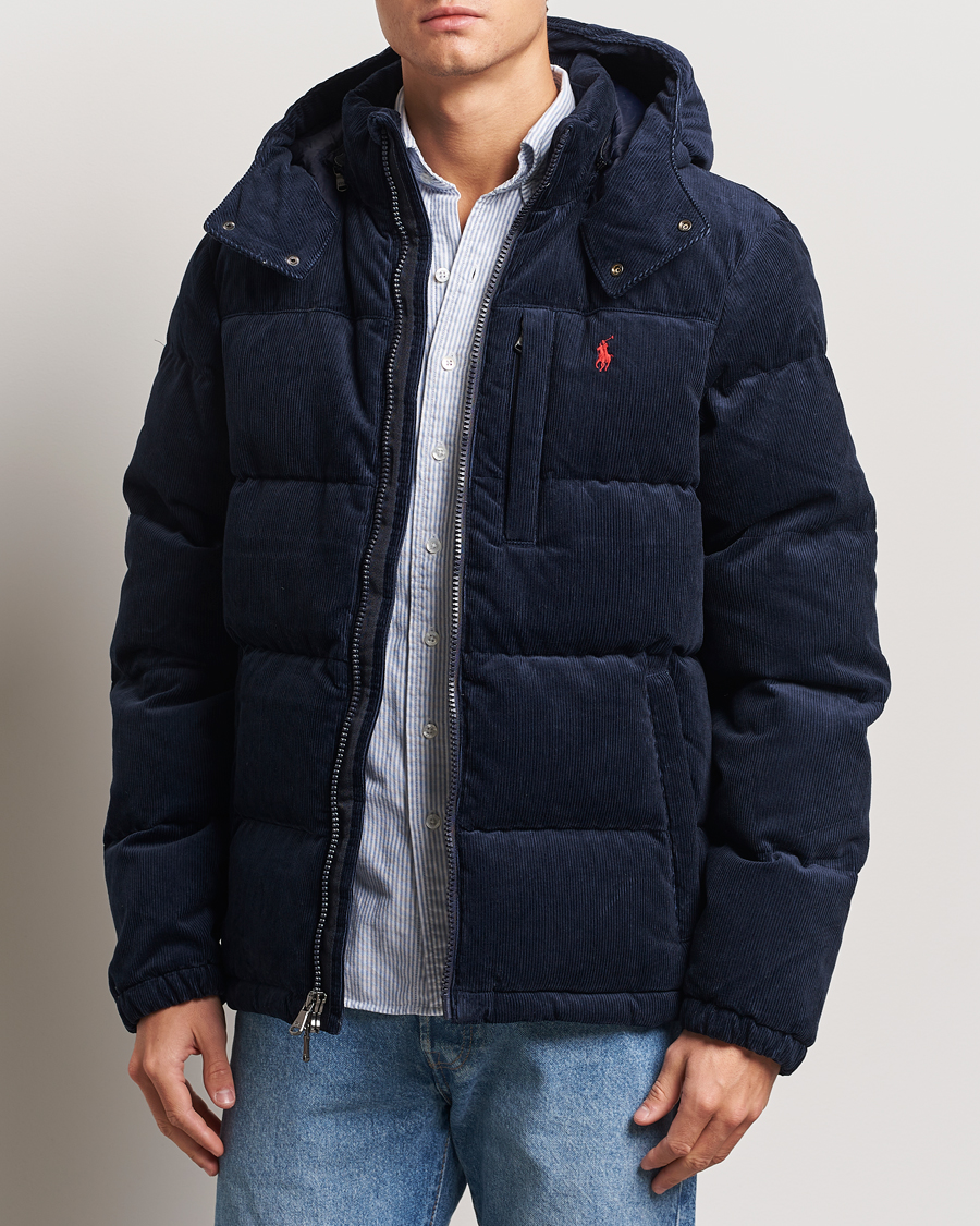 Herr | Jackor | Polo Ralph Lauren | El Cap Corduroy Down Jacket Aviator Navy