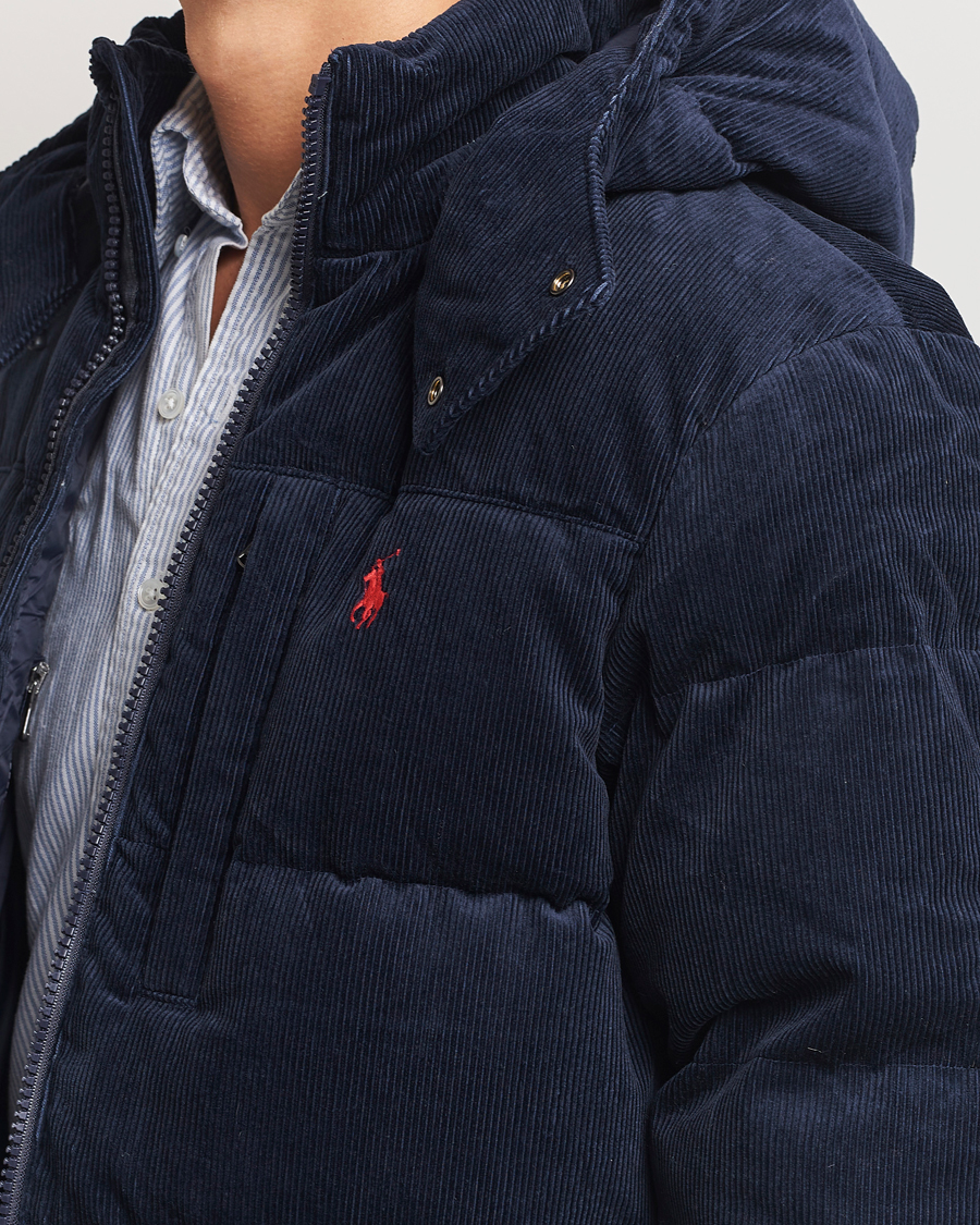Herr | Jackor | Polo Ralph Lauren | El Cap Corduroy Down Jacket Aviator Navy