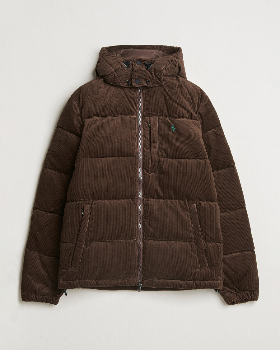 Herr | Jackor | Polo Ralph Lauren | El Cap Corduroy Down Jacket Dark Beech