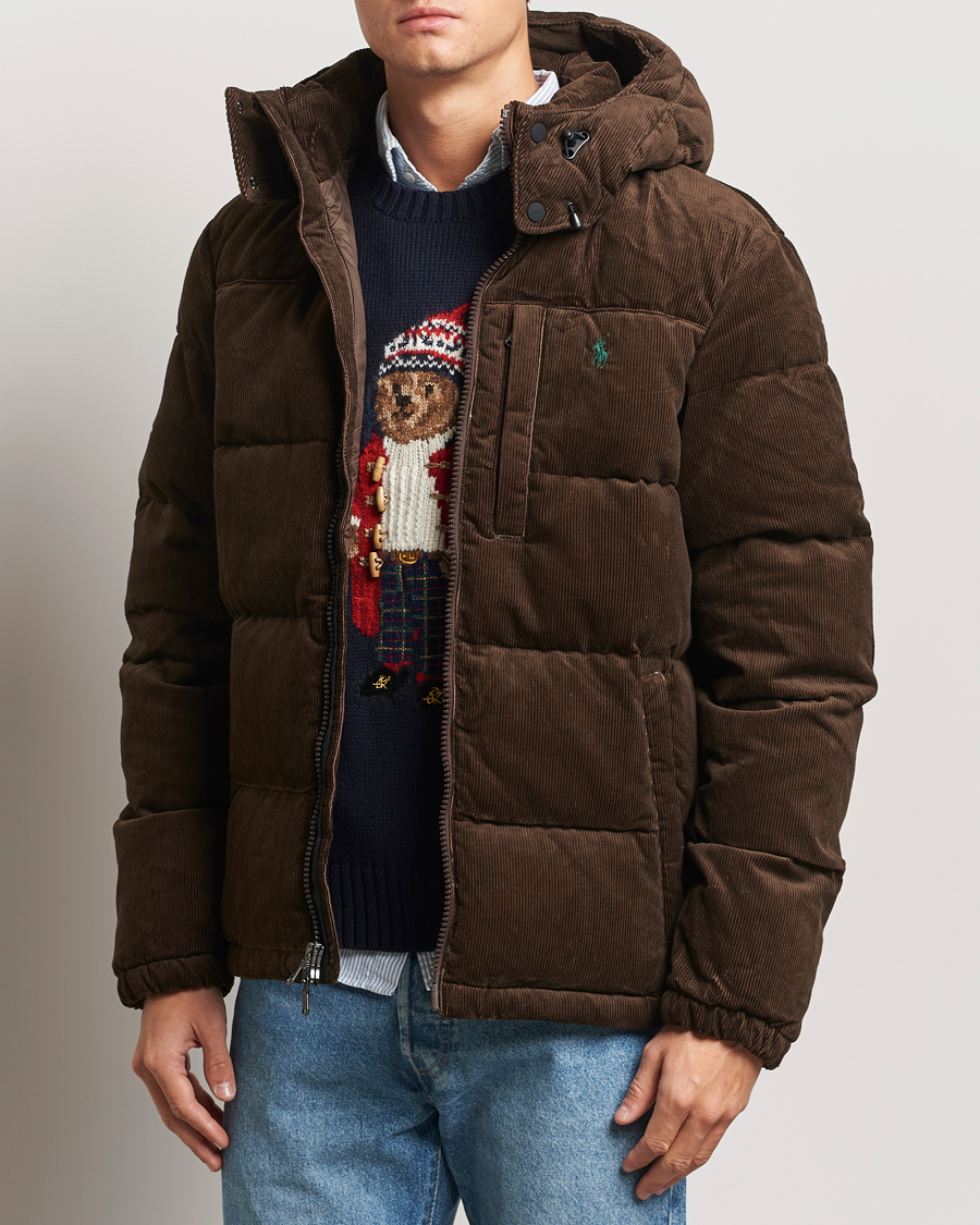 Herr | Jackor | Polo Ralph Lauren | El Cap Corduroy Down Jacket Dark Beech