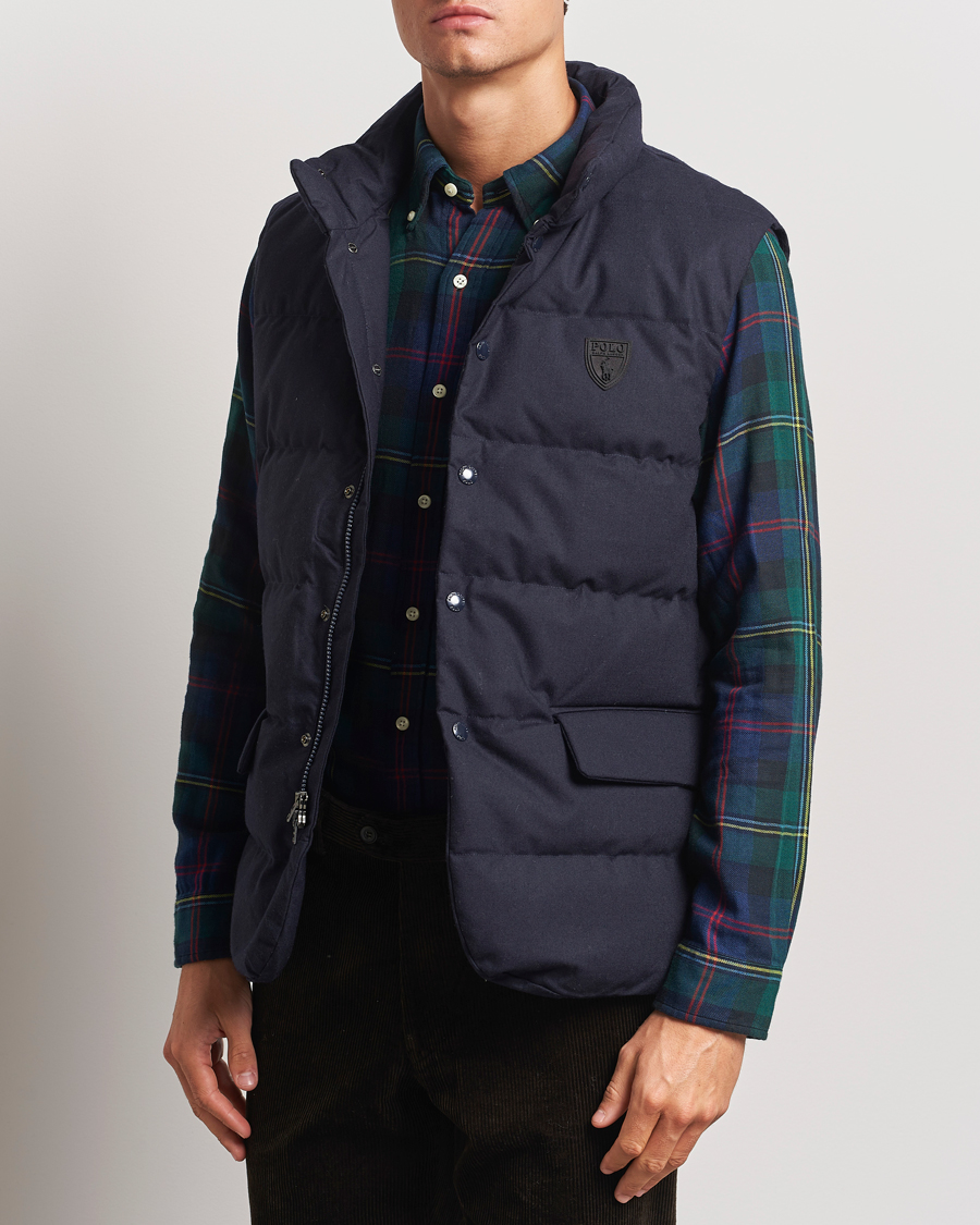 Herr | Jackor | Polo Ralph Lauren | Dunn Wool Vest Collection Navy