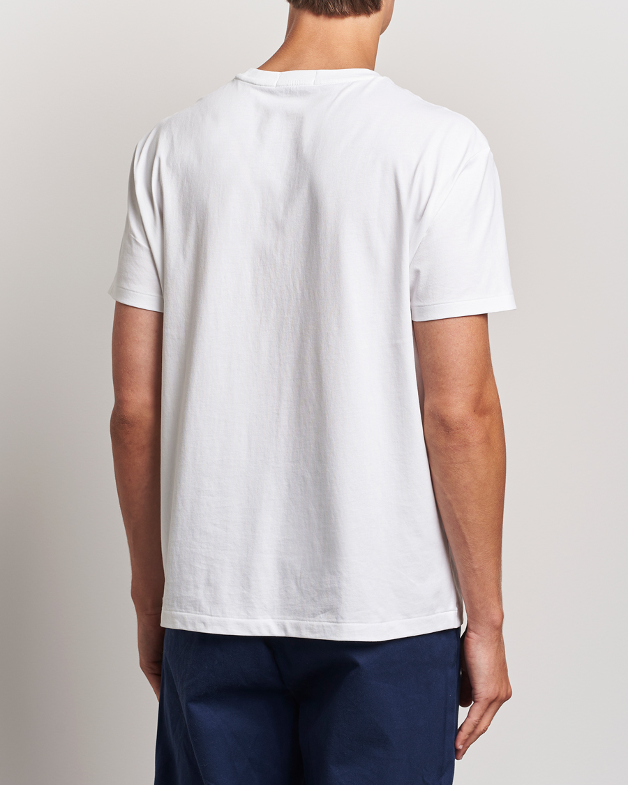 Herr | T-Shirts | Polo Ralph Lauren | Crew Neck T-Shirt White Denim Bear