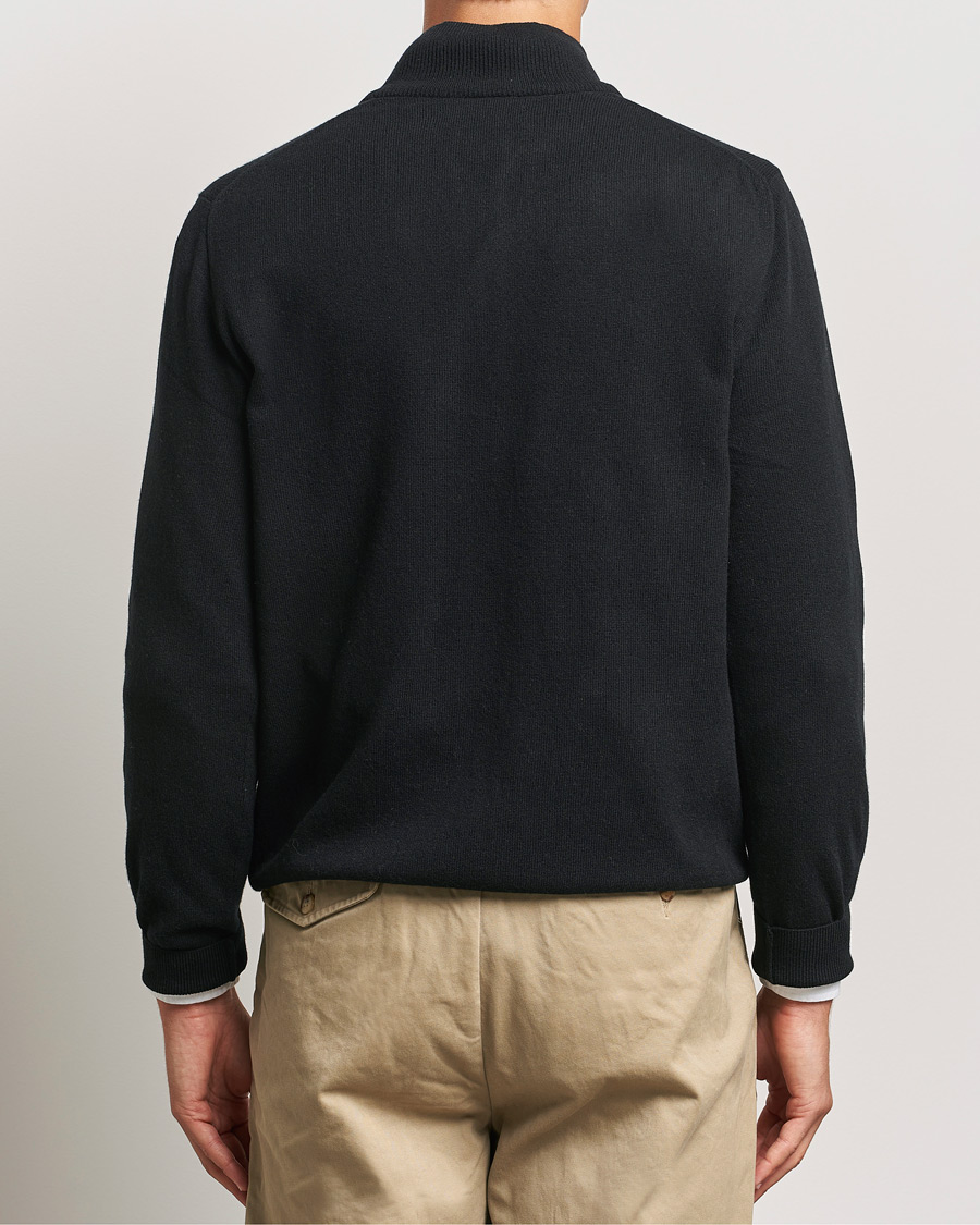 Herr | Tröjor | Polo Ralph Lauren | Merino Half-Zip Sweater Polo Black