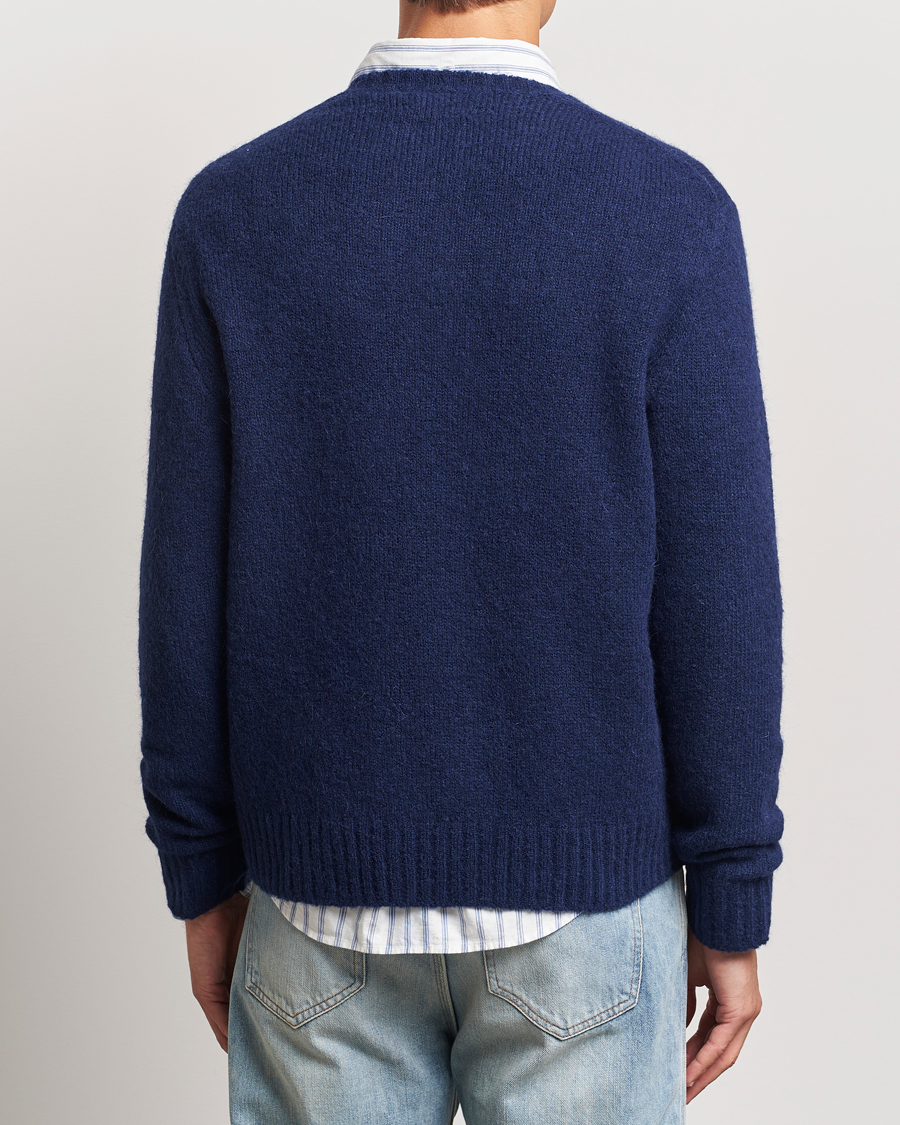 Herr | Tröjor | Polo Ralph Lauren | Alpaca Crew Neck Sweater Bright Navy