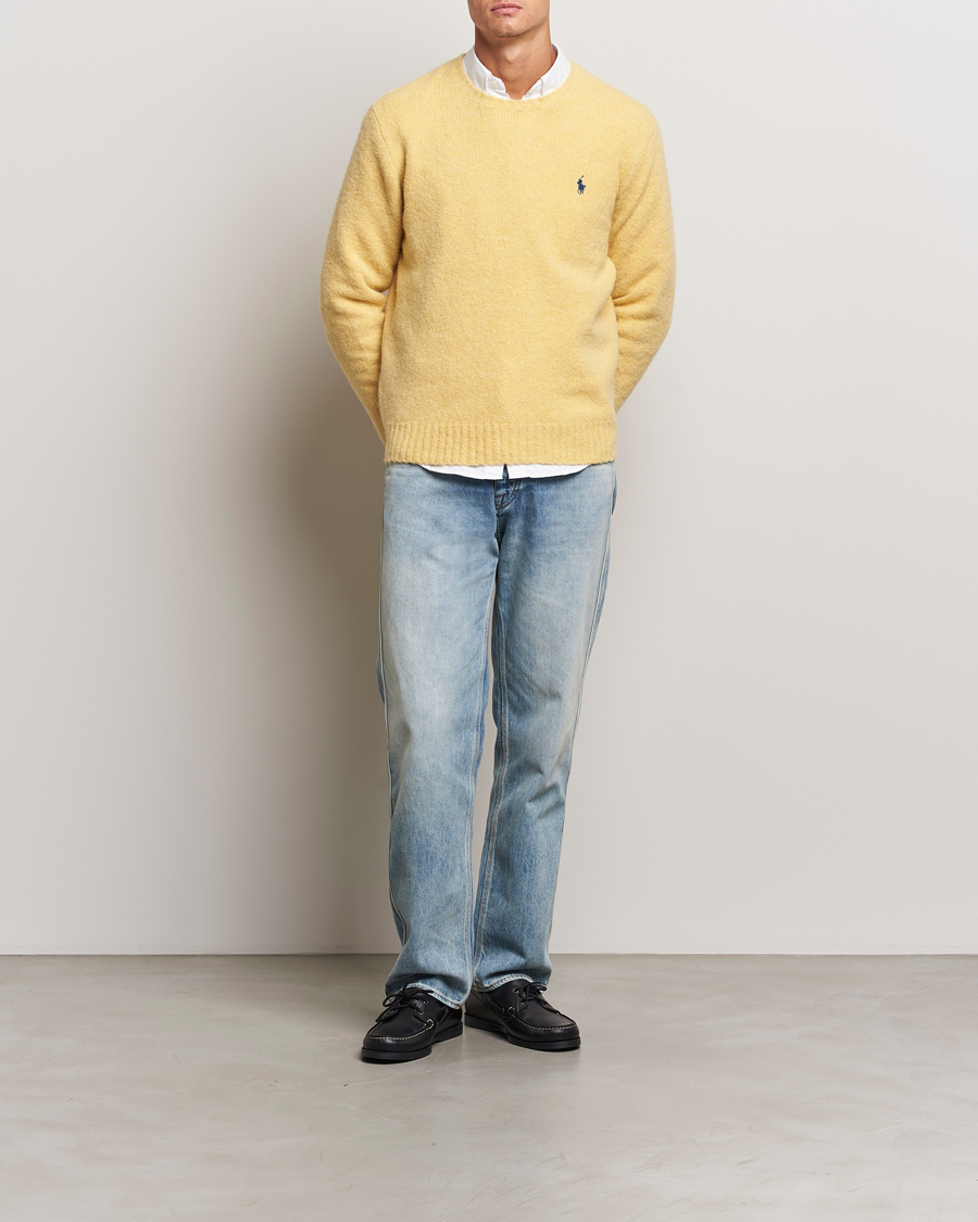 Herr | Tröjor | Polo Ralph Lauren | Alpaca Crew Neck Sweater Shetland Yellow