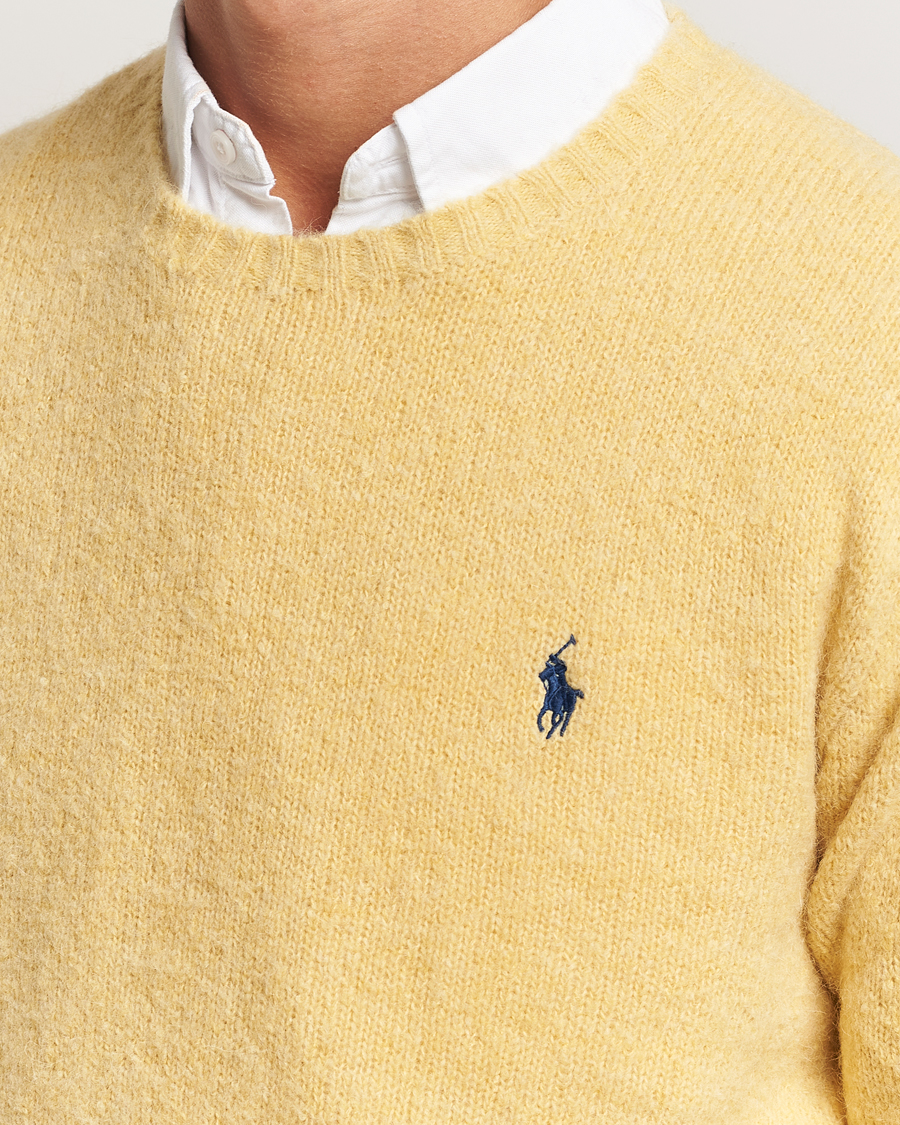 Herr | Tröjor | Polo Ralph Lauren | Alpaca Crew Neck Sweater Shetland Yellow